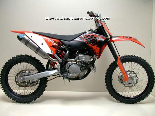 echappement moto CROSS KTM 250 SX 08 leovince echappement moto CROSS KTM 250 SX 08 leovince